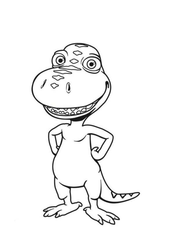 Free dinosaur train coloring pages printable pdf