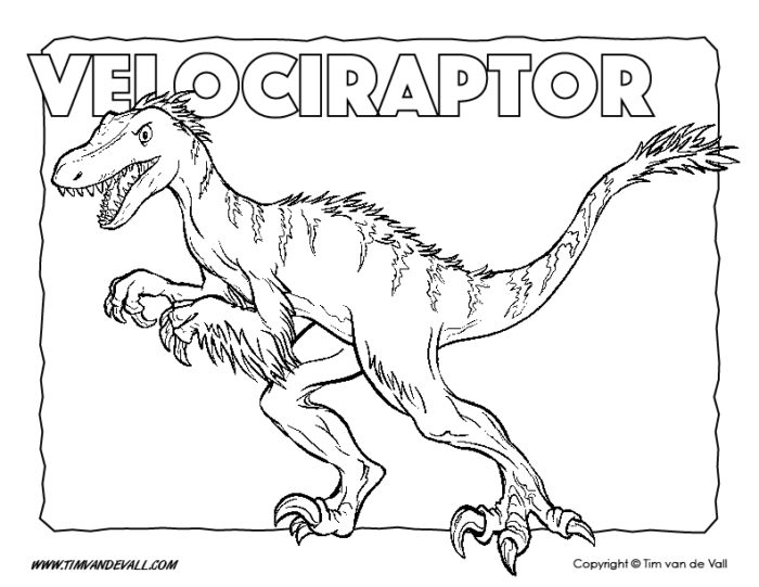 Free printable dinosaur coloring pages for kids â tims printables