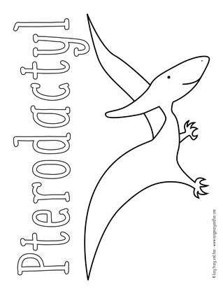 Dinosaur coloring pages