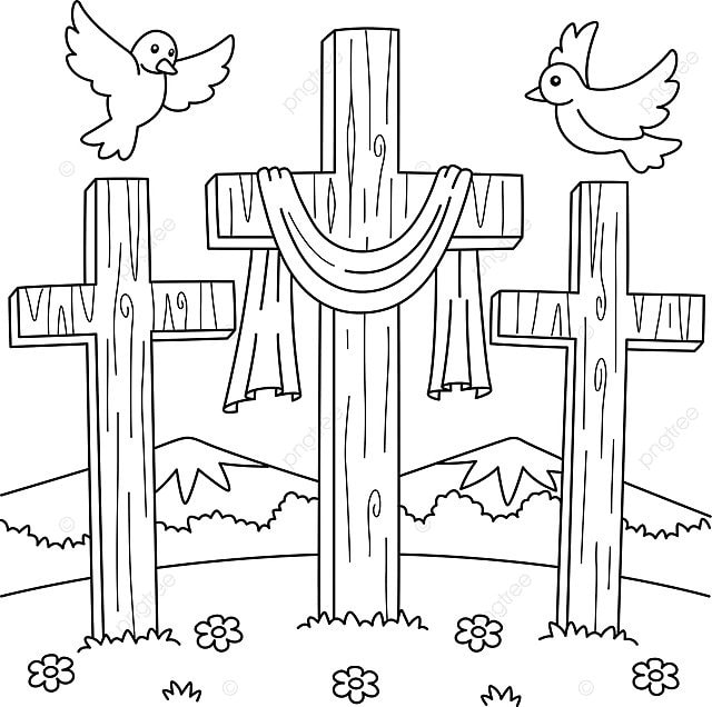 Dibujo de tr cruc cristianas para colorear ninos jus silueta catolica vector png dibujos dibujo de gato dibujo cruzado dibujo de jus png y vector para dcargar gratis