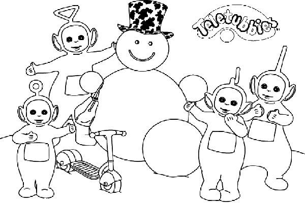 Teletubbies coloring pages free printable coloring pages for kids