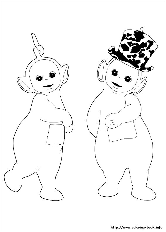 Teletubbies coloring picture