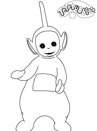 Teletubbies coloring page