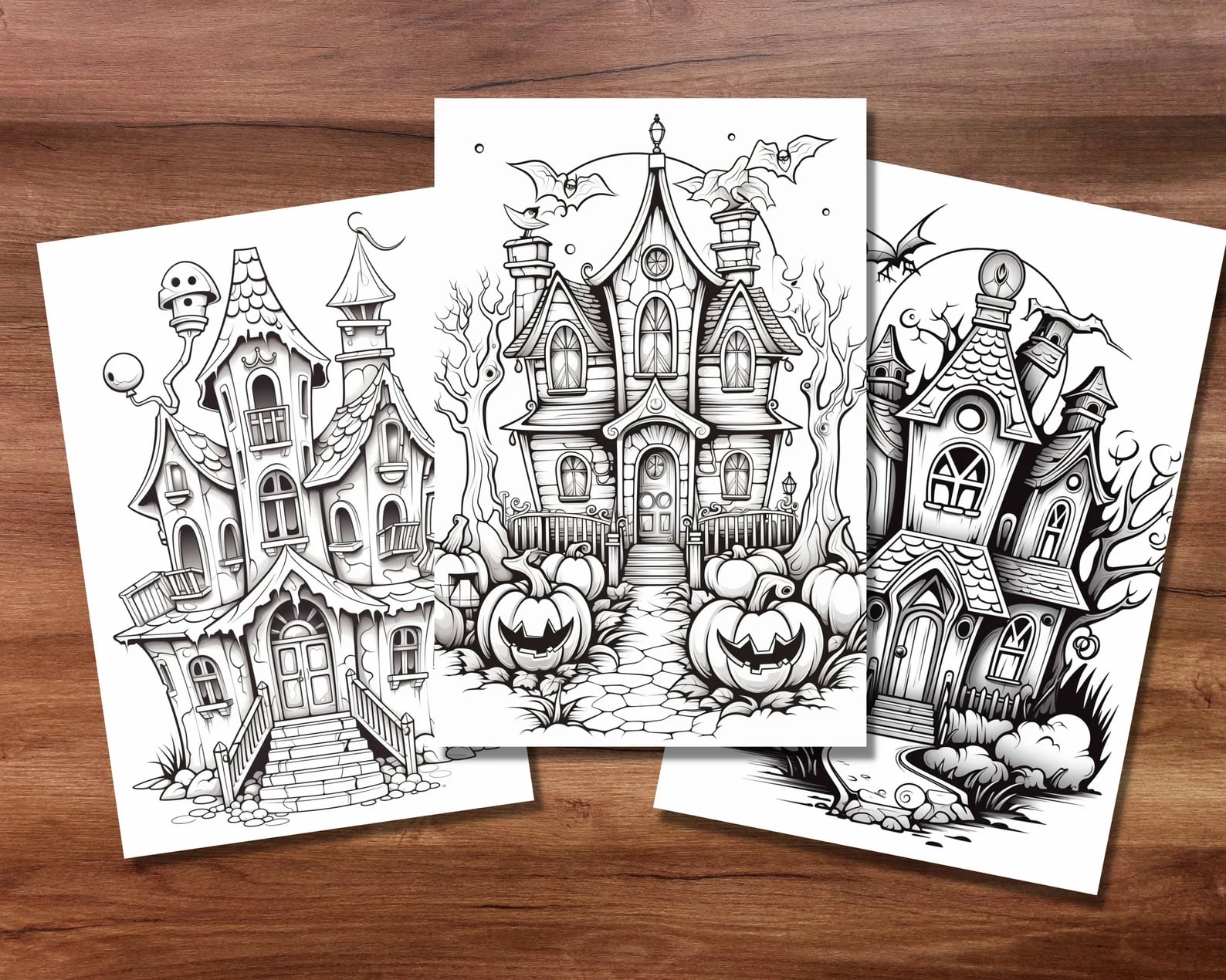 Printable halloween coloring pages for adults smart living