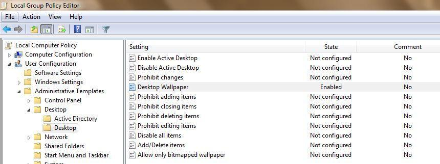 Explore it stuff disable wallpaper change in windows