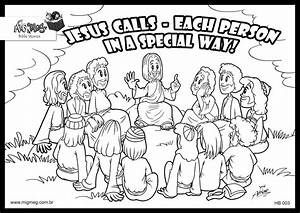 Twelve disciples coloring page