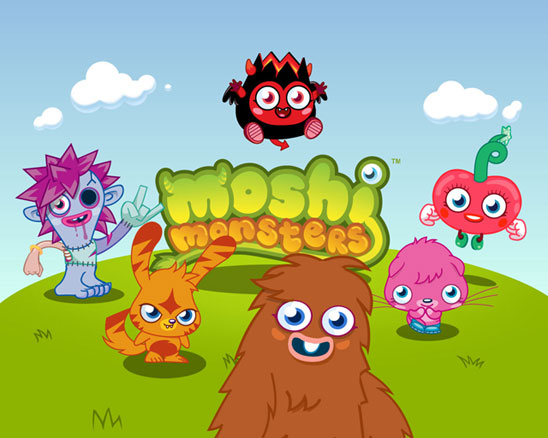 Moshi monster background