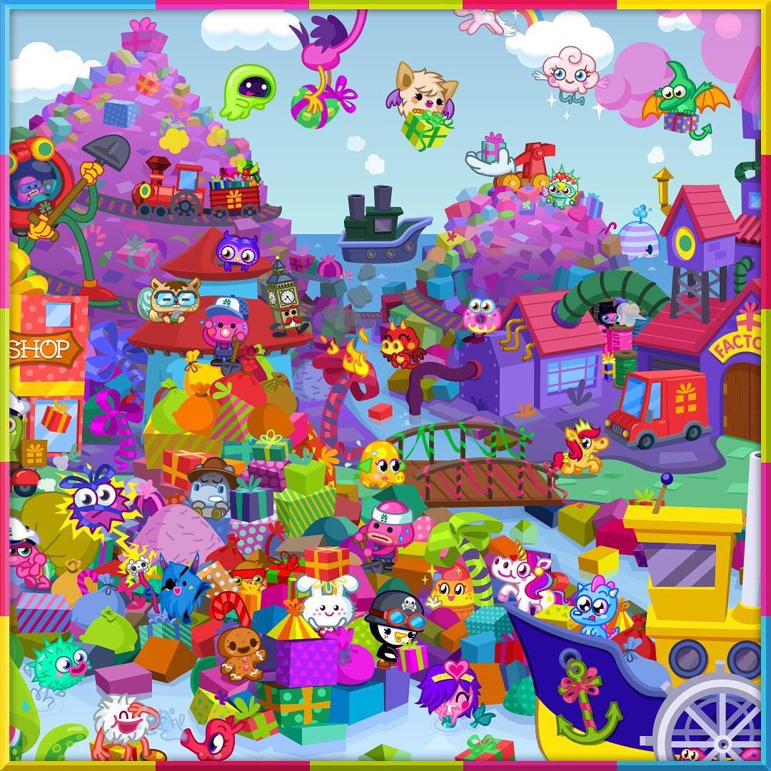 Moshi monster town moshi monsters egg hunt cartoon