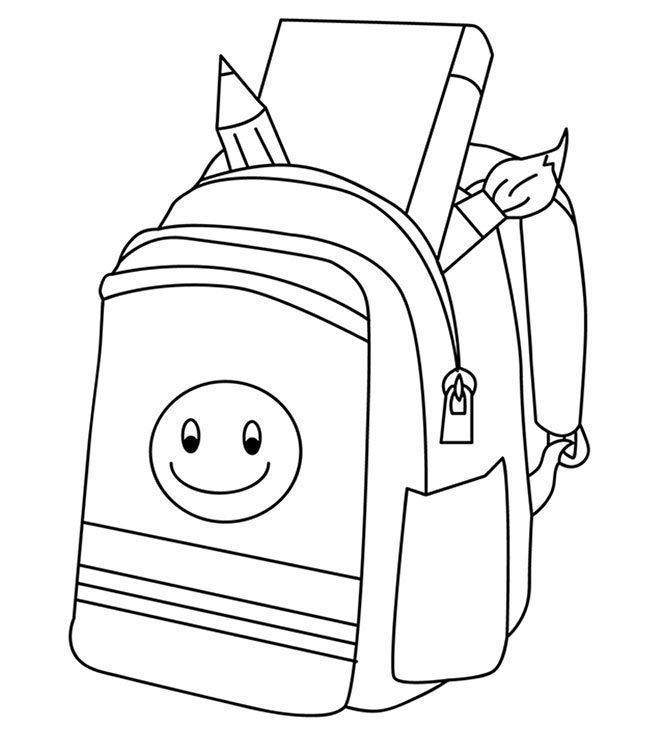 Desenhos de mochila para imprimir e colorirpintar desenho de mochila pãginas para colorir escola mochila de rodinha