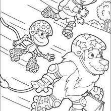 Backpack mochila coloring pages