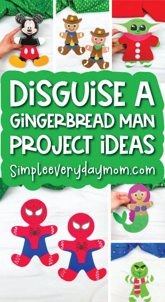 Clever disguise a gingerbread man project ideas free templates