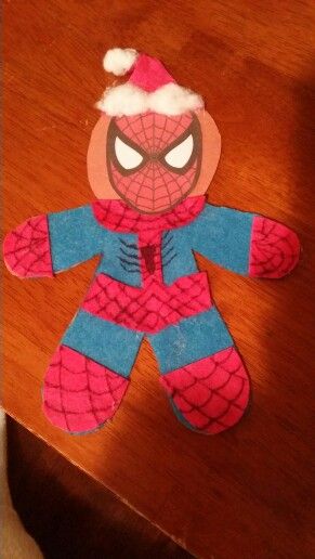 Superhero gingerbread man