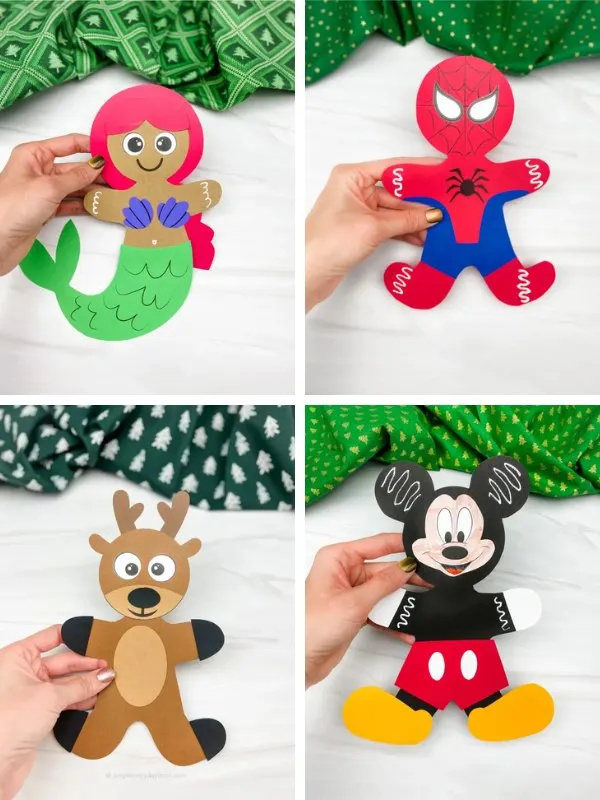 Clever disguise a gingerbread man project ideas free templates