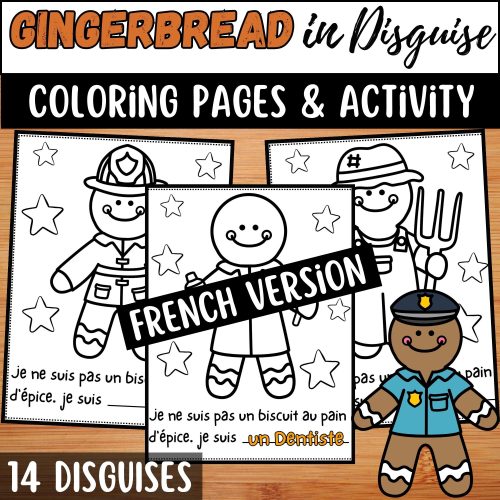 Dãguiser un bonhomme en pain dãpice disguise a gingerbread coloring pages made by teachers