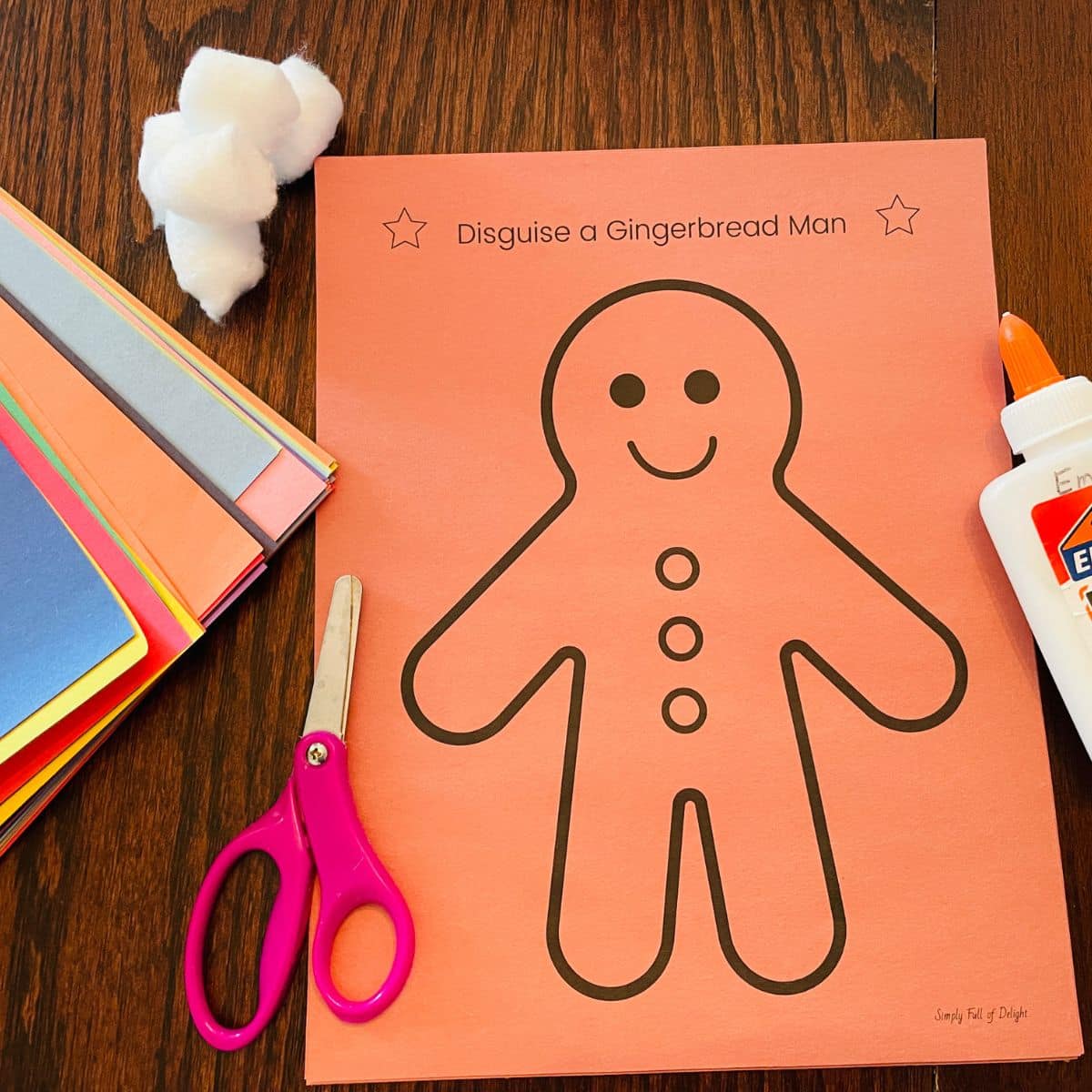 Disguise a gingerbread man ideas free printable