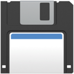 Floppy disk emoji ufbe