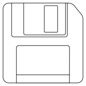 Floppy disk coloring page free printable coloring pages