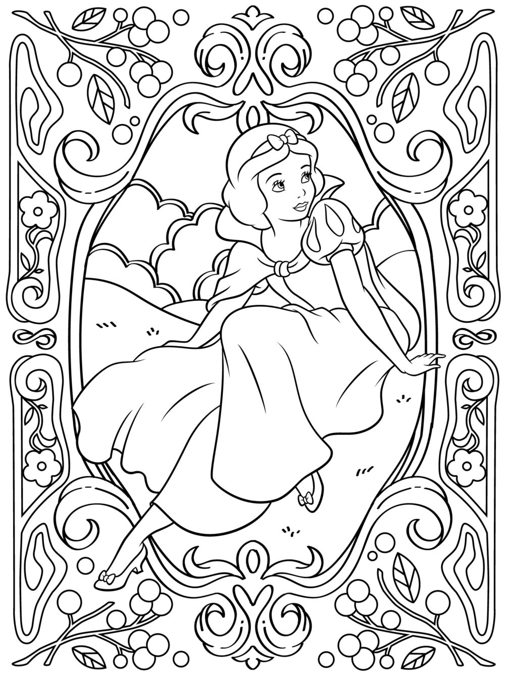 Disney coloring pages for adults