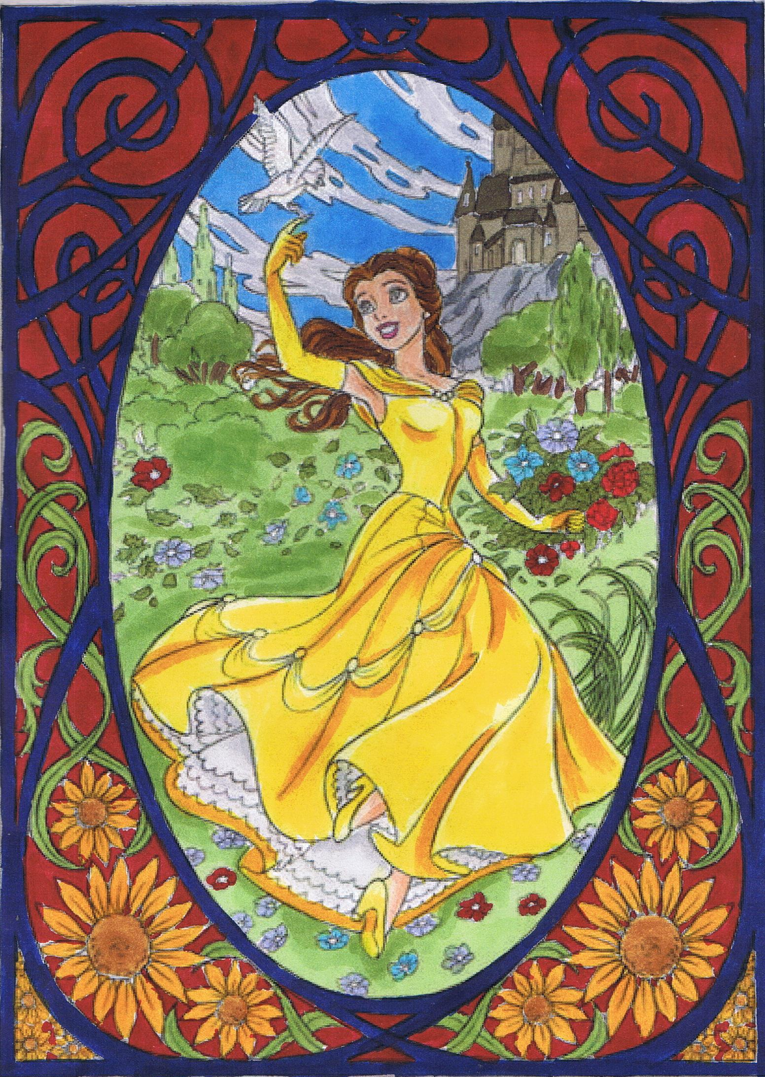Disney coloring page for adults