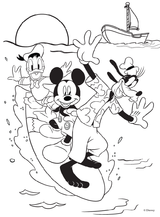 Disney mickey mouse and friends on crayola disney coloring pages mickey coloring pages free disney coloring pages