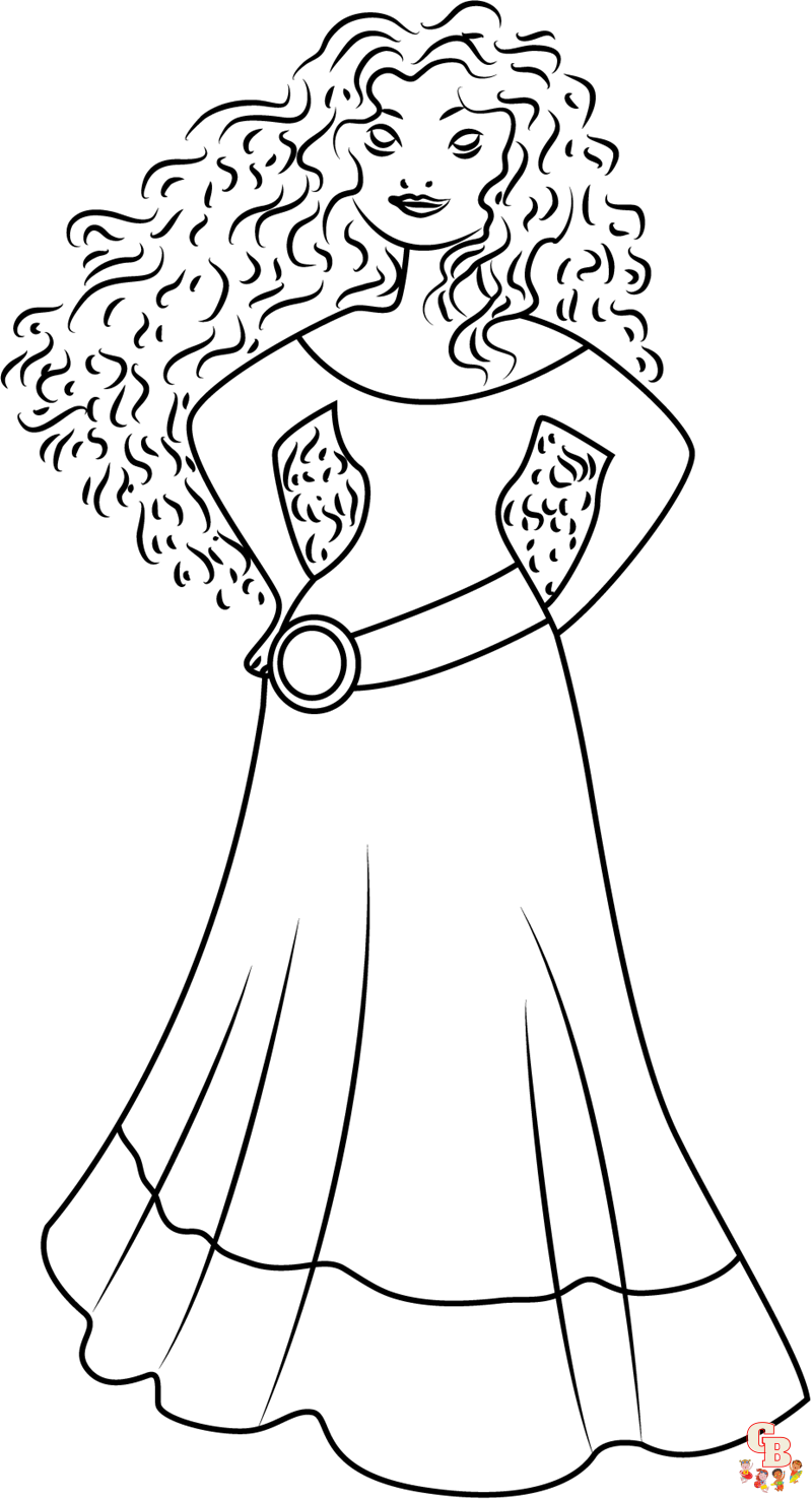 Brave coloring pages