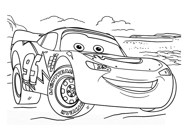 Coloring pages for kids disney cars coloring pages