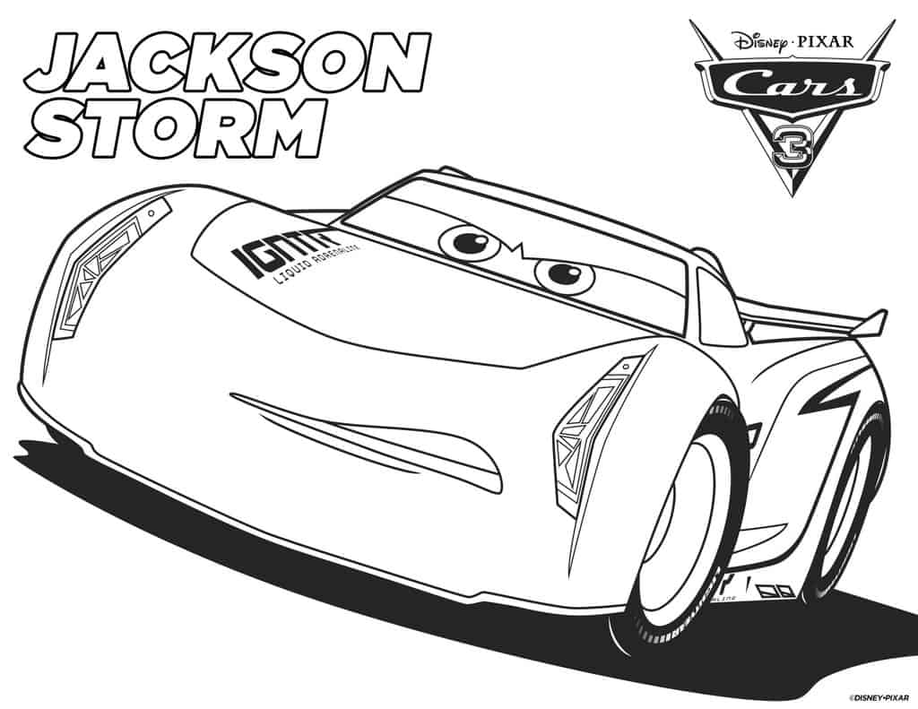 Disney cars free printable coloring pages