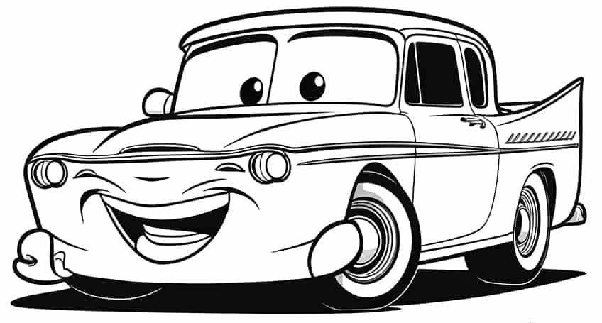 Car coloring pages