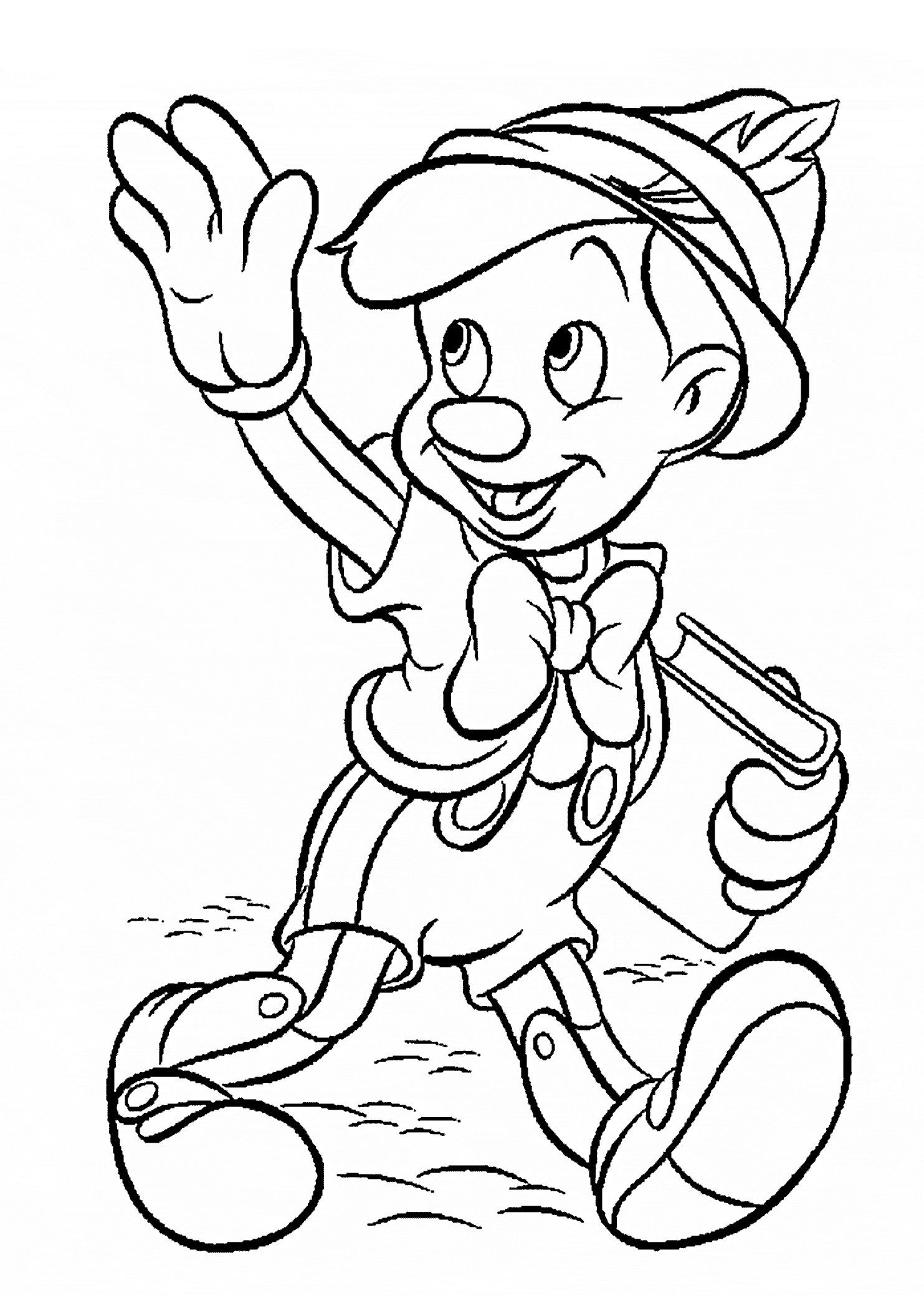 Elegant photo of character coloring pages