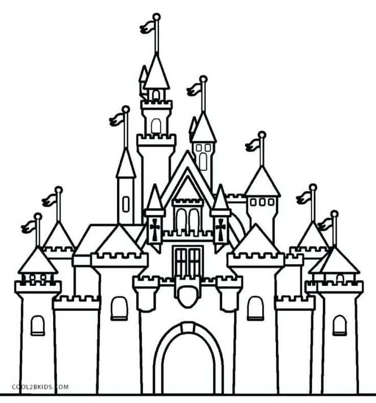 Very cool castle coloring pages pdf