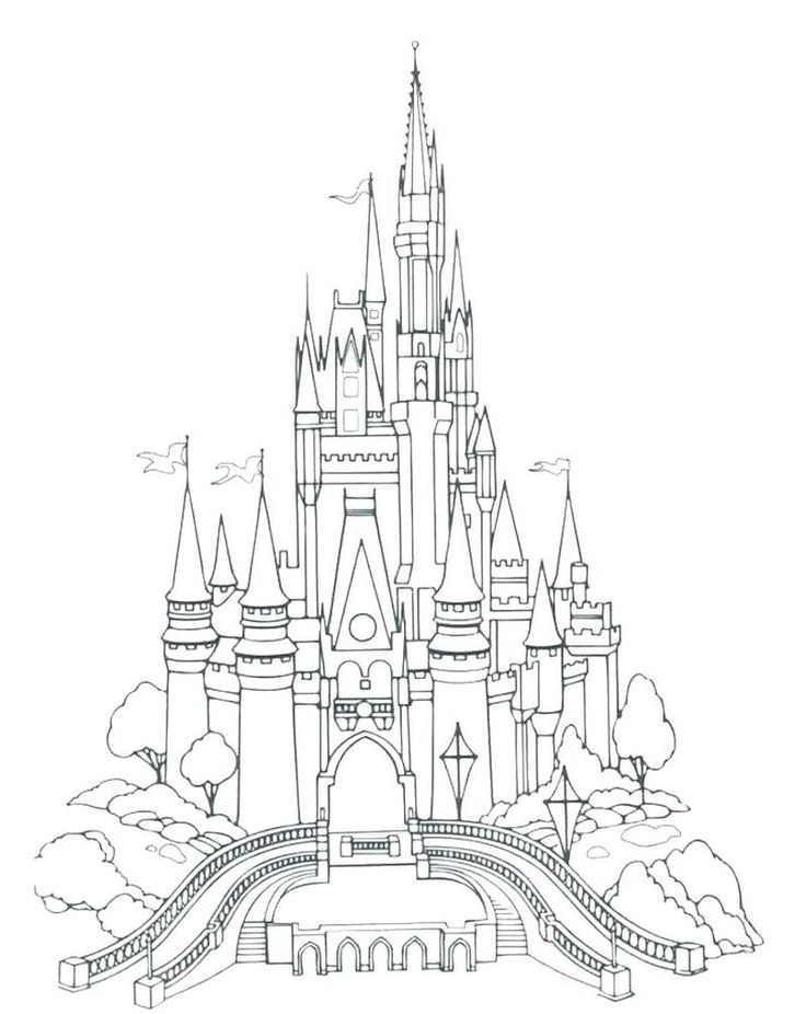 Very cool castle coloring pages pdf