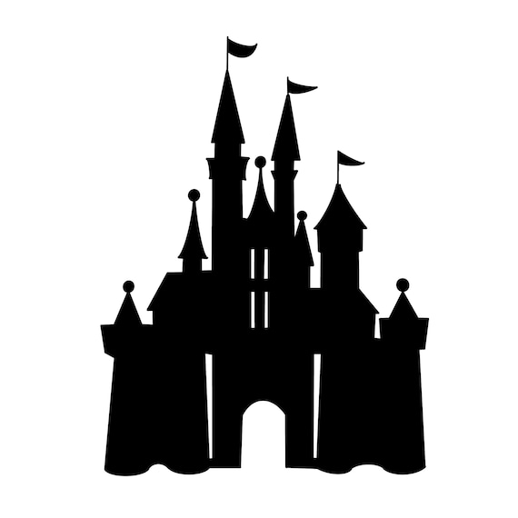 Cinderella castle digital files svgpdfpngjpeg coloring pages