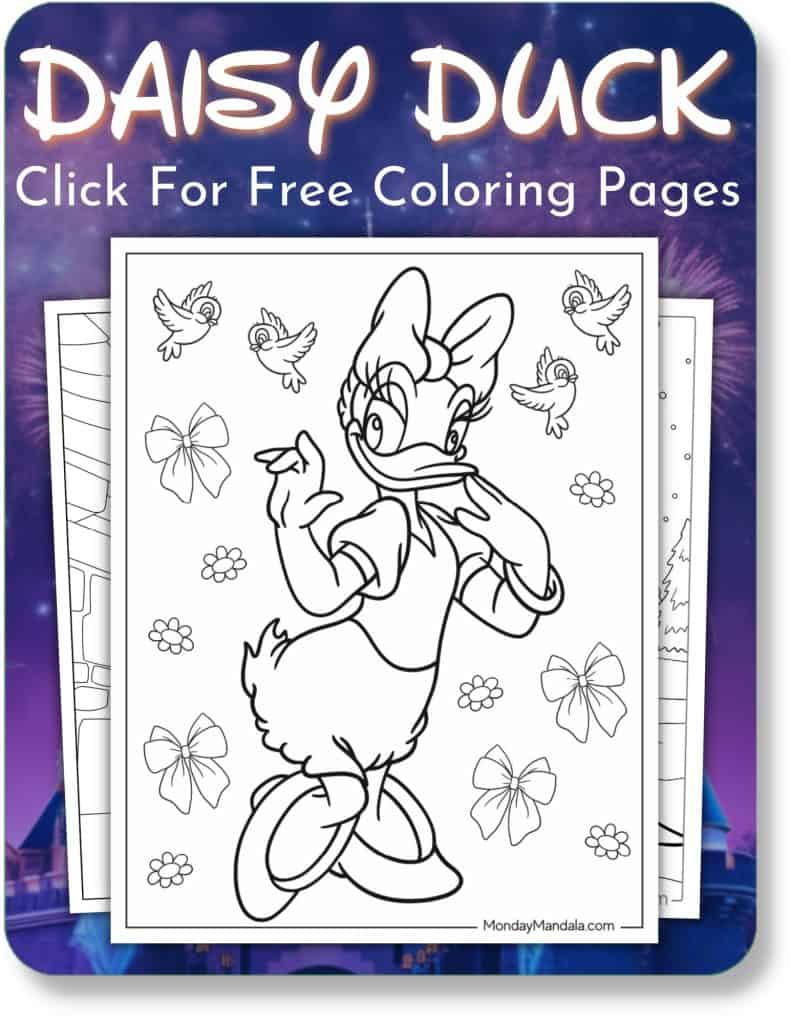 Disney coloring pages free pdf printables