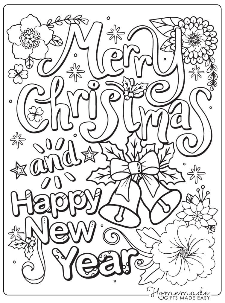 Free christmas coloring pages for adults in