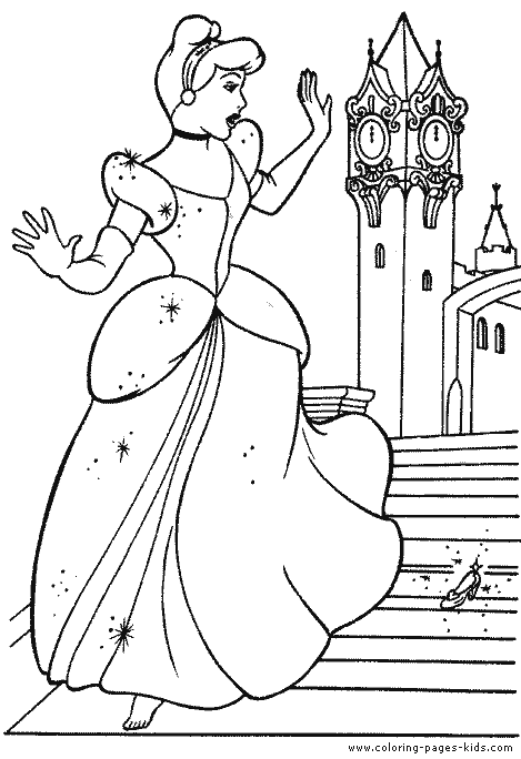 Cinderella coloring pages