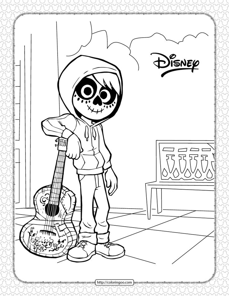 Disney coco pdf coloring pages disney coloring pages coloring pages disney character drawing