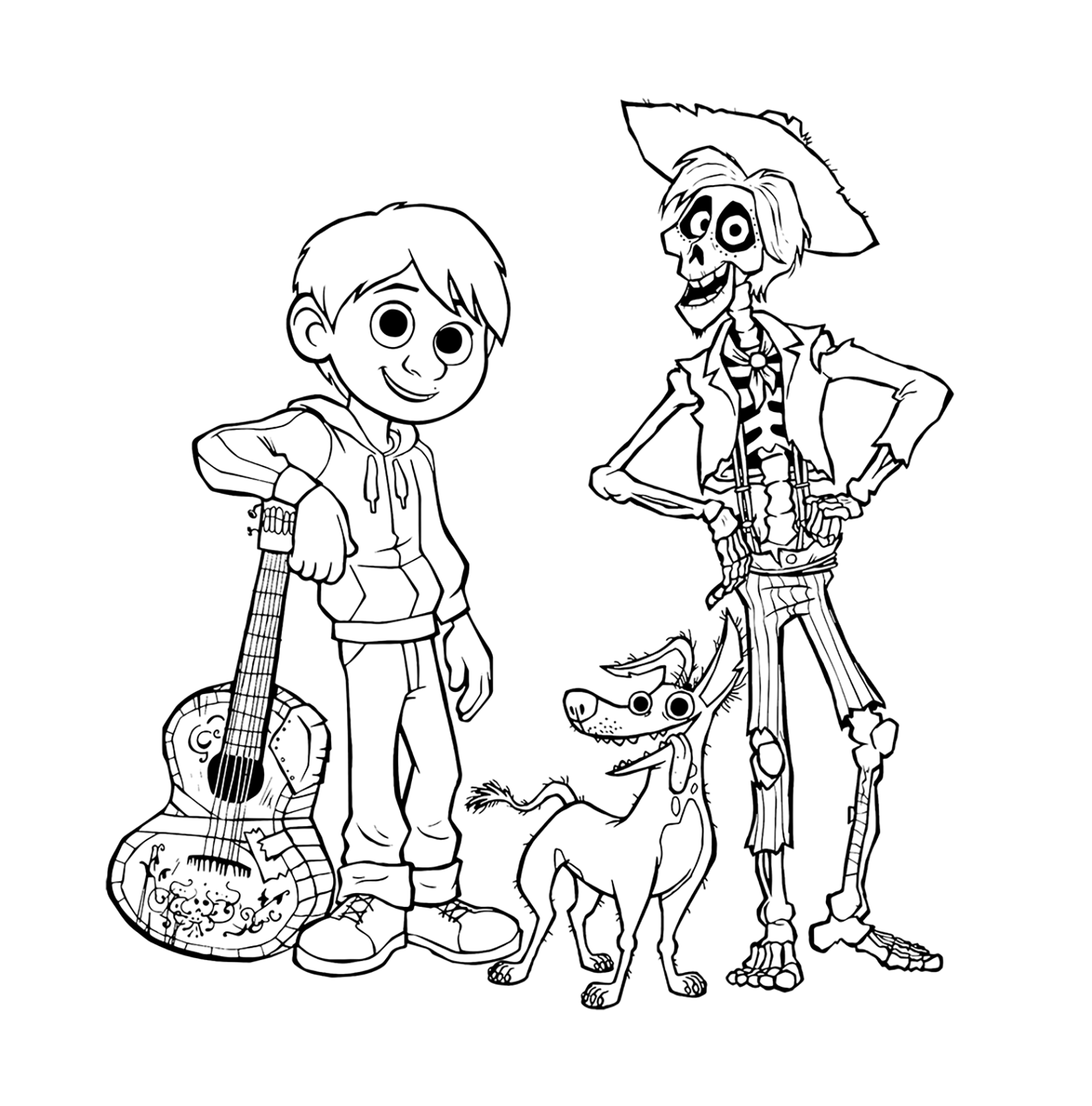 Coco coloring pages