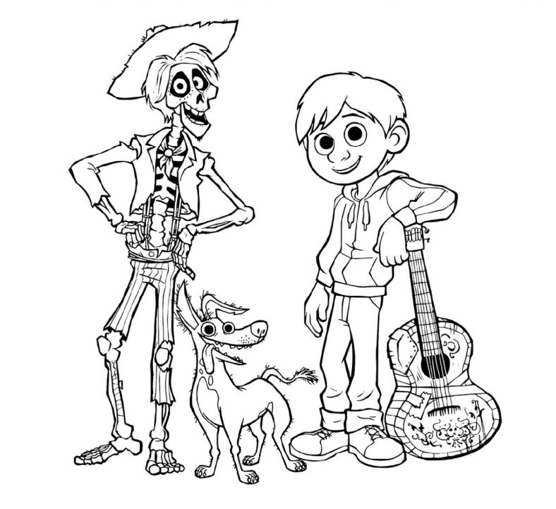 Pixar coco coloring pages coloring disney coloring pages cartoon coloring pages coloring pages