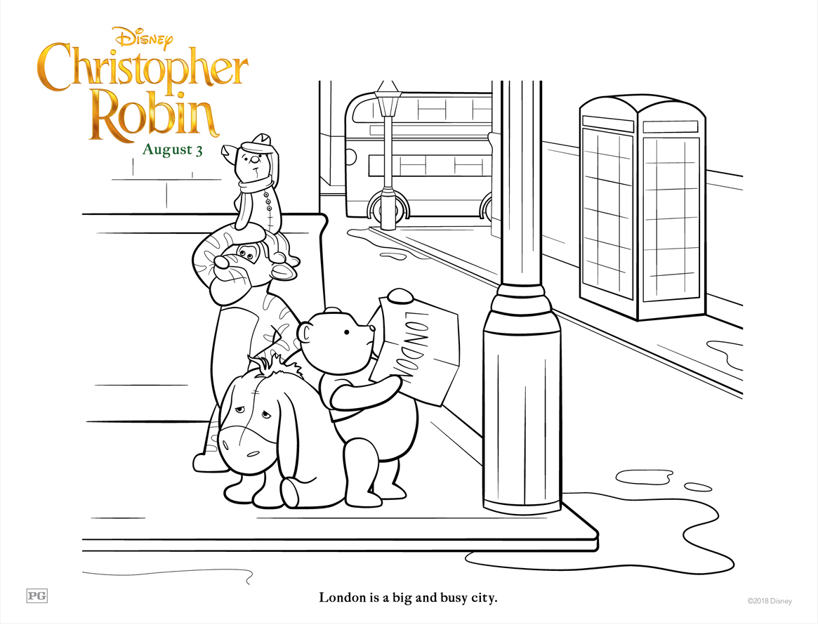 Coloring time with pooh and friends free christopher robin activity sheets rural mom