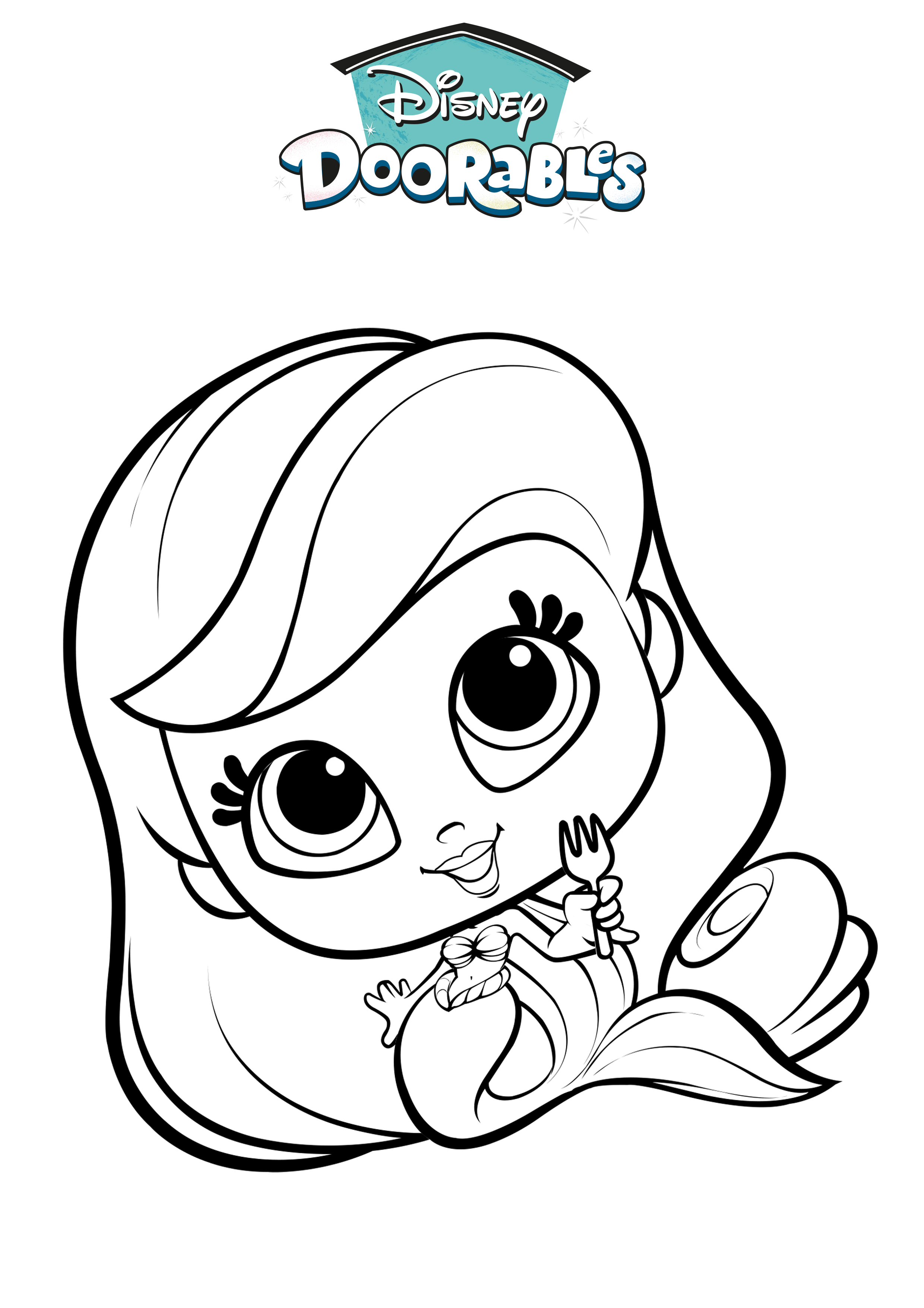 Download your doorables world colouring sheets
