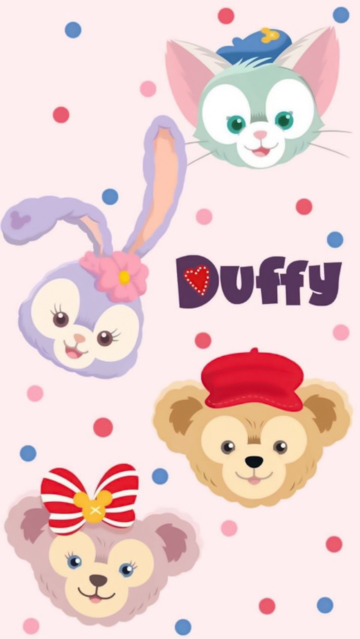 Pin by alisa on duffy friends â bg cute cartoon wallpapers bear wallpaper cute disney wallpaper