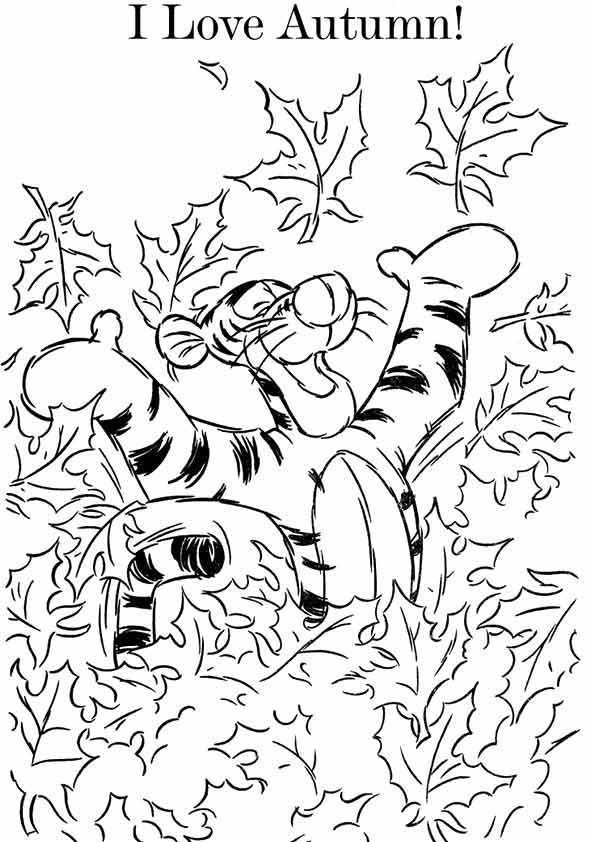 Coloring page disney coloring pages fall coloring sheets fall coloring pages