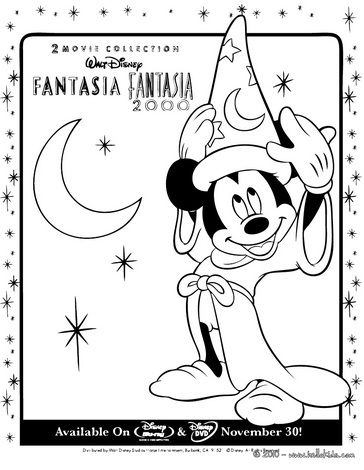 Fantasia coloring pages