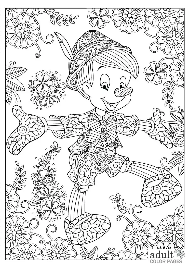 Disney coloring pages for adults