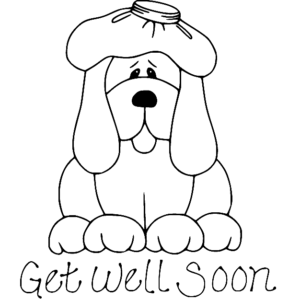 Get well soon coloring pages printable for free download