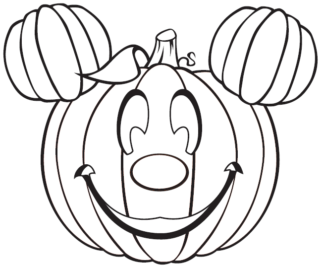 Free disney halloween coloring pages