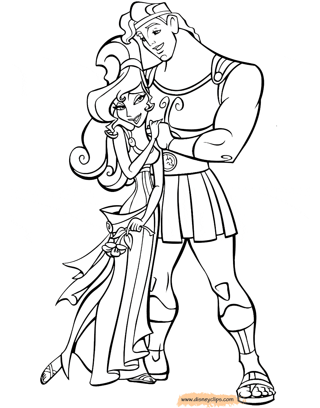 Hercules coloring pages printable for free download