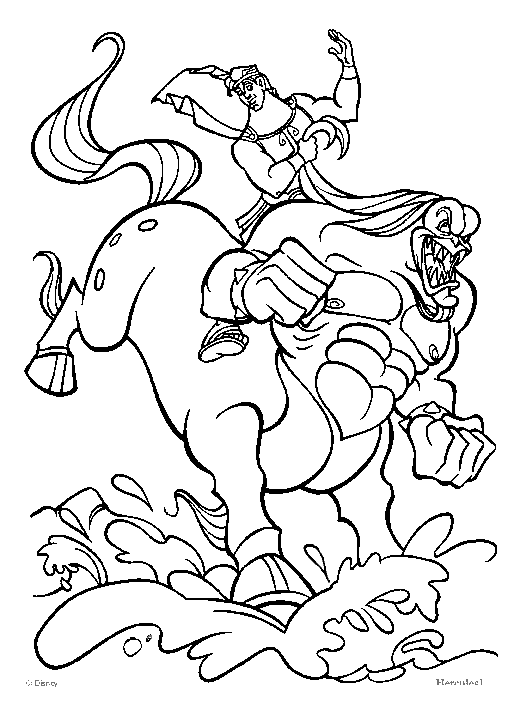 Hercules coloring pages printable for free download