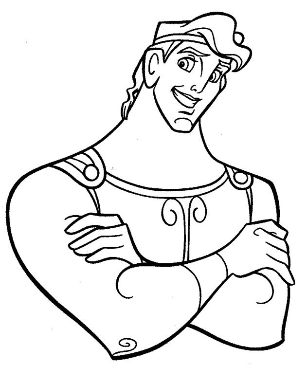 Hercules coloring pages