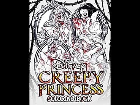 Disney creepy princess coloring book